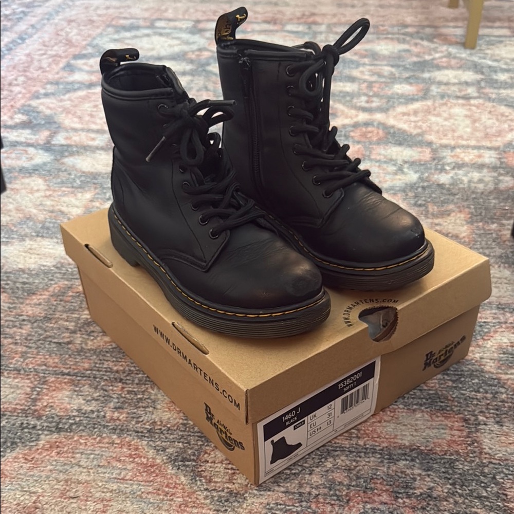 Dr. Martens Black Combat Boots